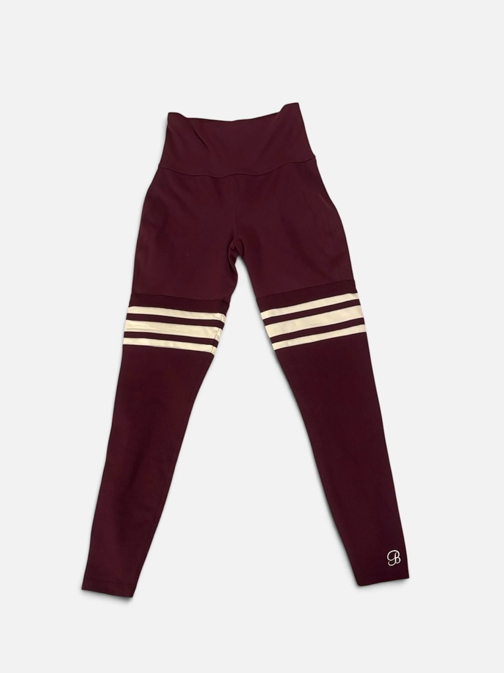 Bombshell Sportswear Thigh-High Legging - Burgundy/Maroon
